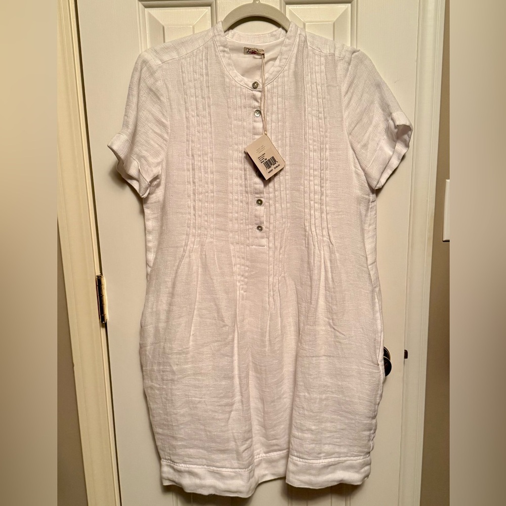 Faherty Gemina Linen Dress
